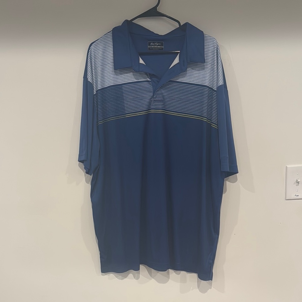 Hogan Blue and White Polo Shirt Casual Style
